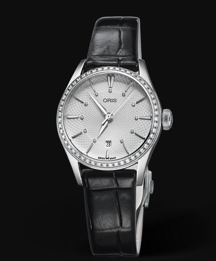 Review Oris Artelier Date Diamonds 28mm Replica Watch 01 561 7722 4951-07 5 14 64FC